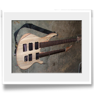 Dual Neck Bass Guitar M2